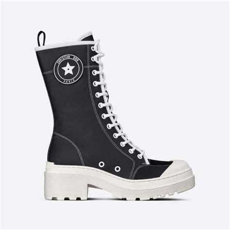 dior black technical boots